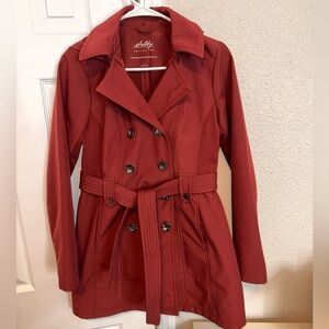 Women's Plum Trench Coat